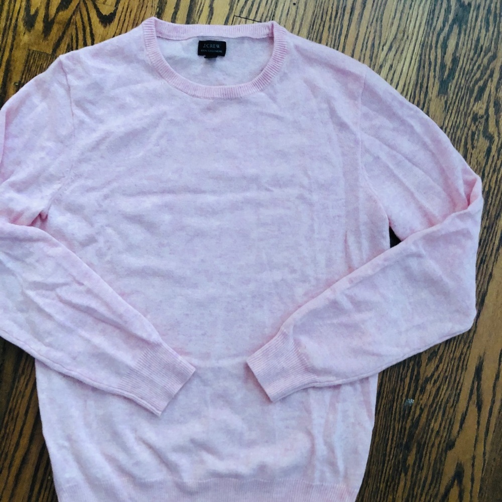 J crew pink cashmere S